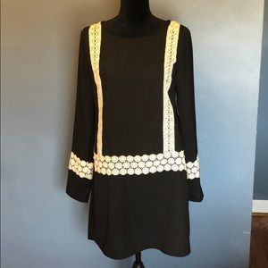 Black Dress Lace Detail